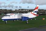 FS2004                   Saab 340 British Airways Textures only